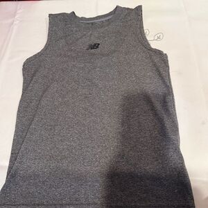 New Balance kids  Gray Sleeveless Tank Top  Lightweight Activewear
